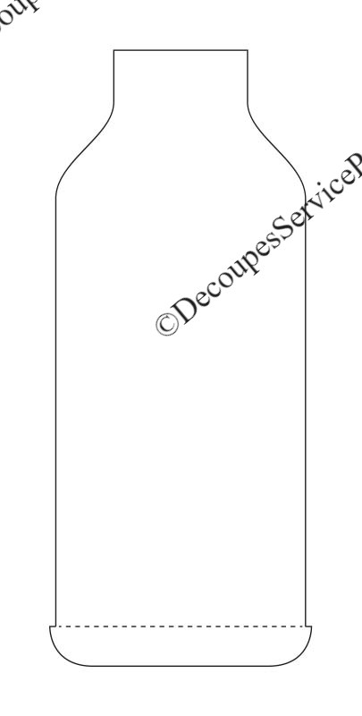 PLV bouteille 185 x 79